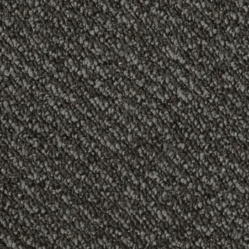 Rechteckige Draufsicht vom Vorwerk Telma Teppichboden in schiefer – markanter Teppichboden für urbane Wohnstile